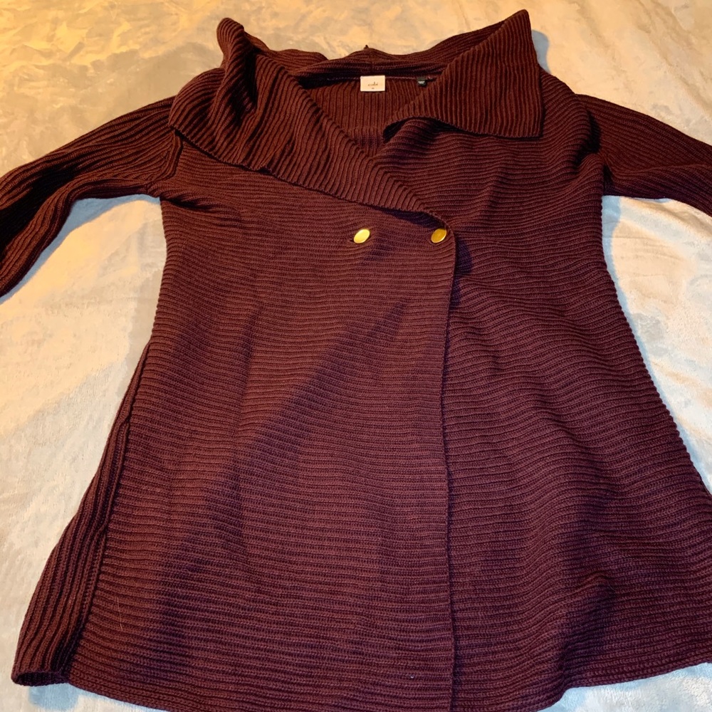 CABI jacket sweater, M